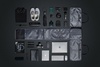 Дорожная сумка FlexPack Go, темно-серая с логотипом