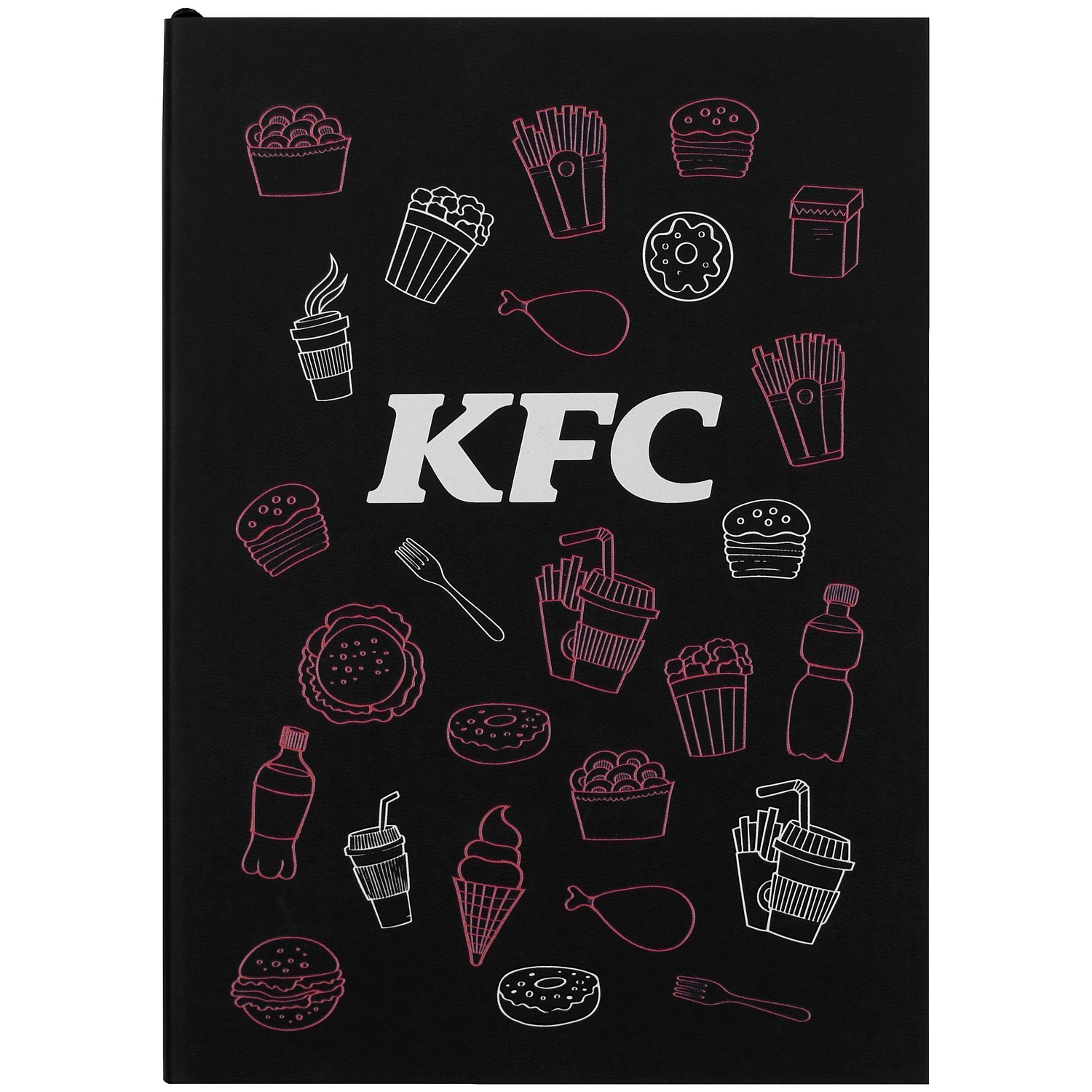 Набор Flat, черный с логотипом