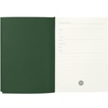 Ежедневник Flat Maxi, недатированный, зеленый с логотипом