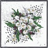 Платок шелковый Delicate, каллы с логотипом