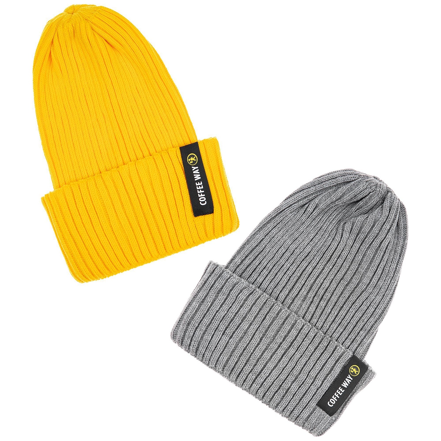 Шапка Yong, серая с логотипом