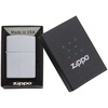 Зажигалка Zippo Classic Satin, серебристая с логотипом