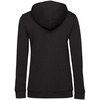 Толстовка с капюшоном женская Hoodie, черная с логотипом