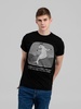 Футболка "Олень Тюлень", черная с логотипом