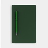 Ежедневник Magnet Shall, недатированный, зеленый с логотипом