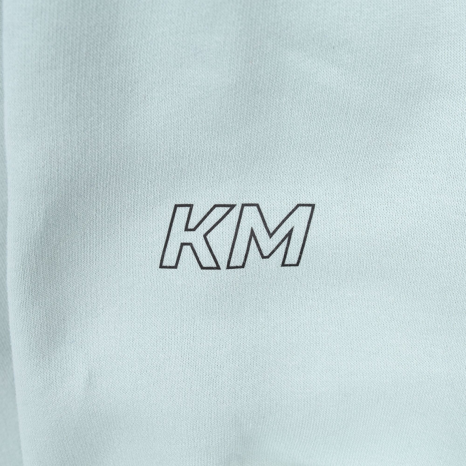 Свитшот унисекс King, серо-зеленый с логотипом