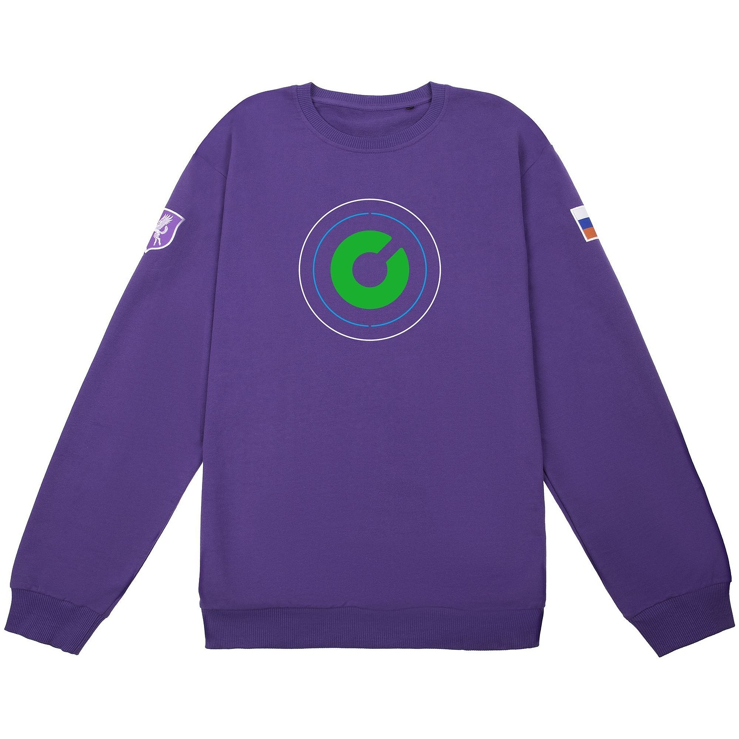 Свитшот Toima 2.0, фиолетовый с логотипом