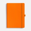 Ежедневник Peel Flex, недатированный, оранжевый с логотипом