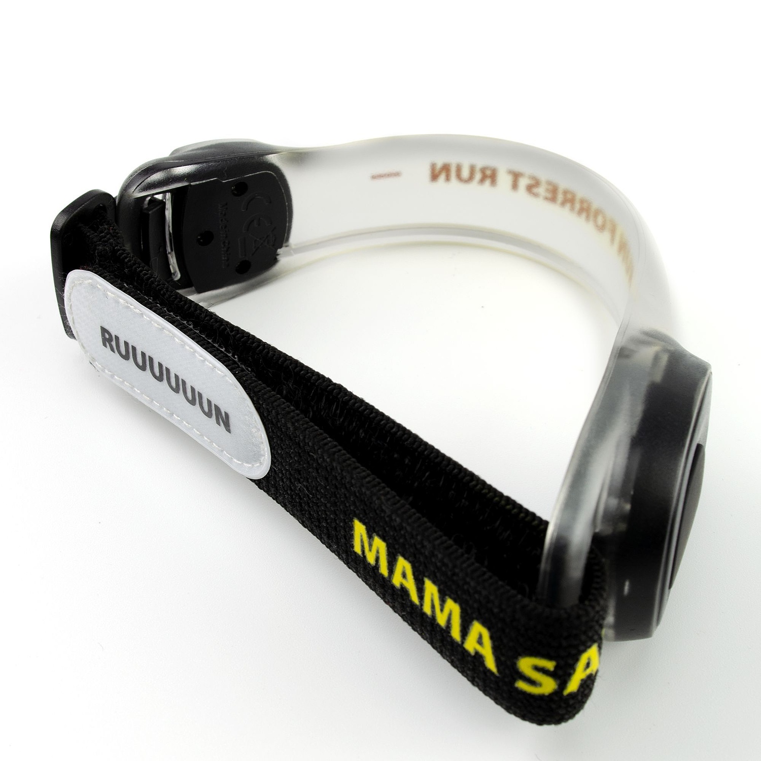 Фонарик — маячок безопасности Forrest Run, черный