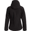 Куртка женская Hooded Softshell черная с логотипом