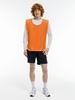 Манишка Member, оранжевая с белым с логотипом