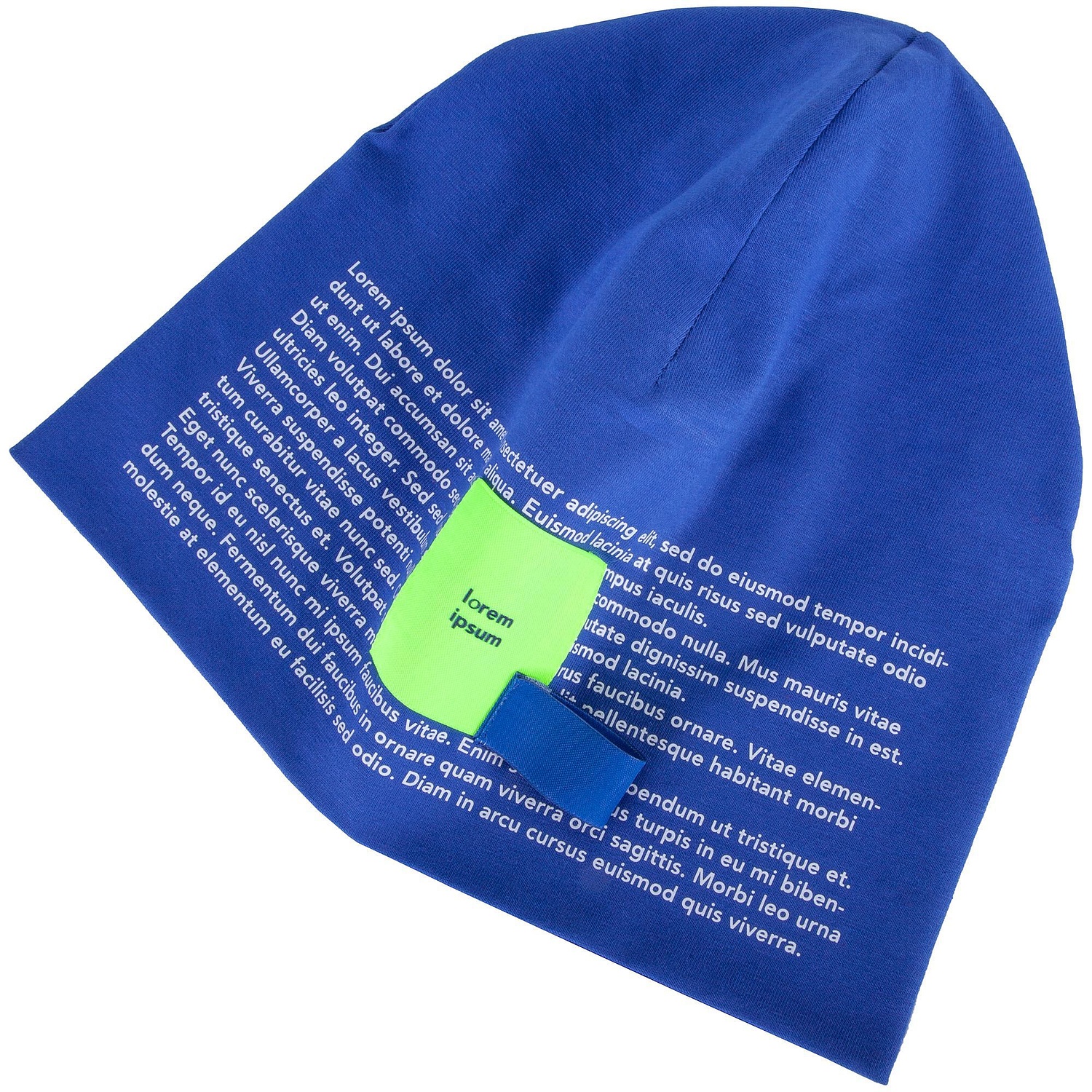 Шапка HeadOn, ver.2, ярко-синяя с логотипом