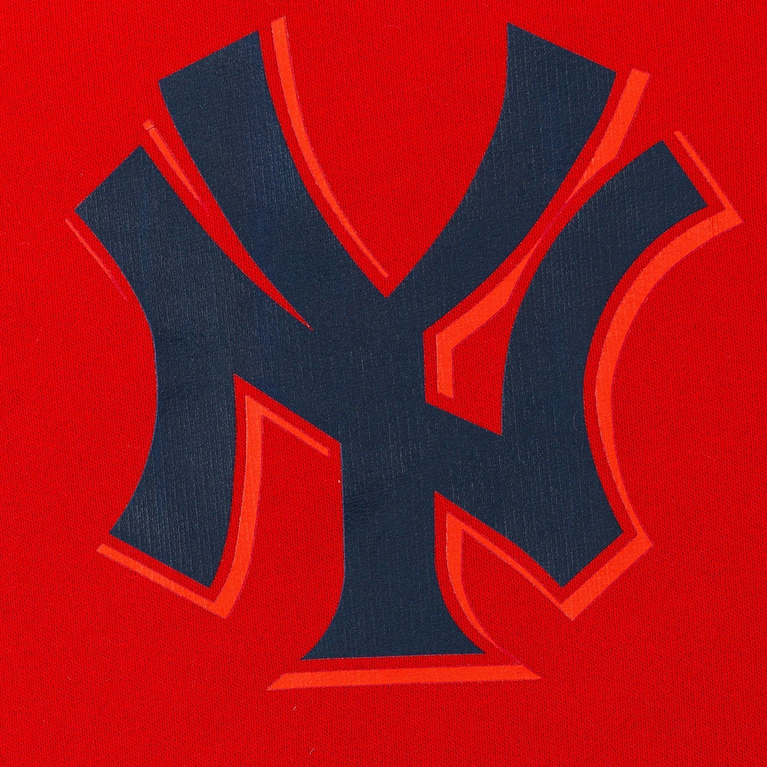 Свитшот унисекс Kosmos 2.0, красный с логотипом