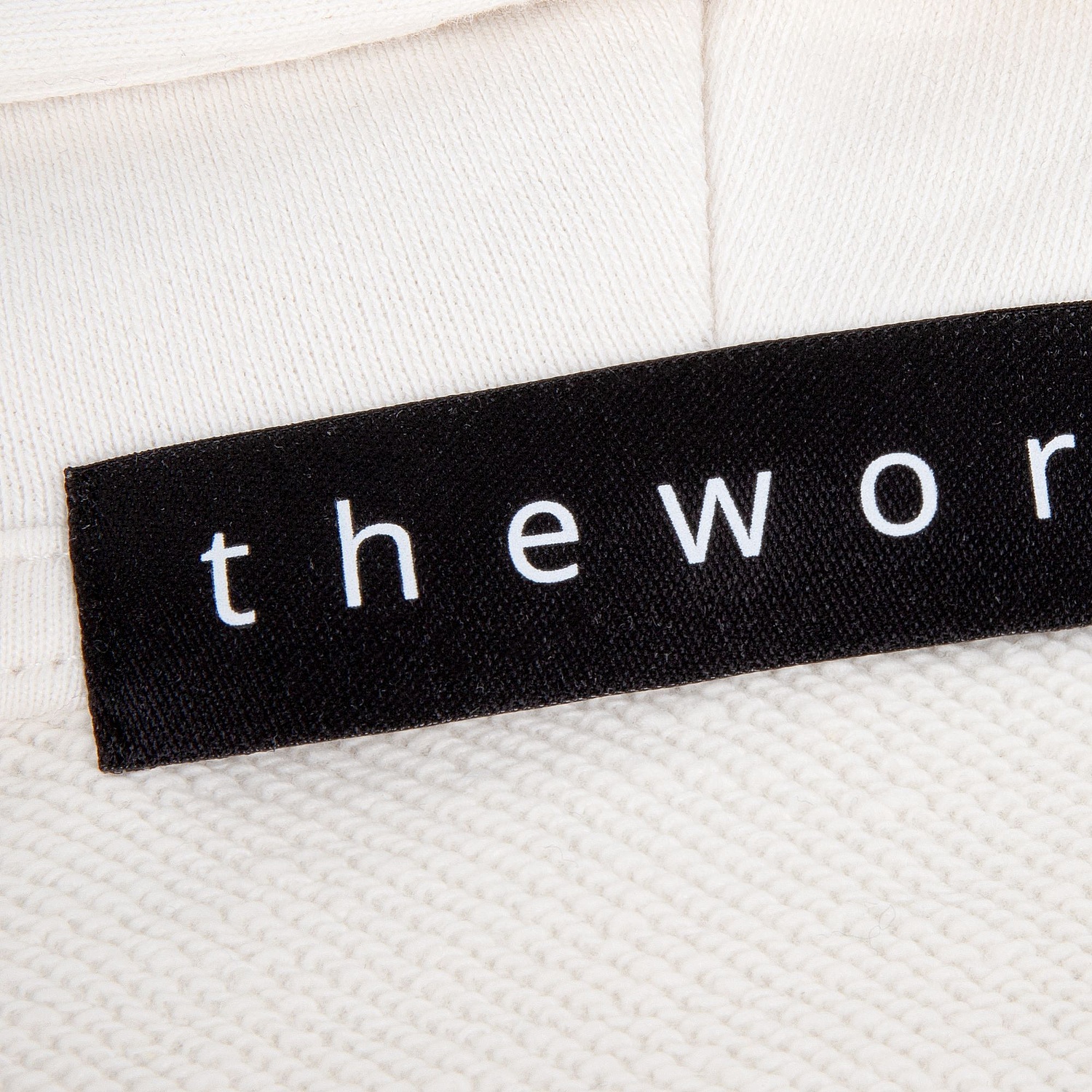 Худи унисекс H2, молочно-белое с логотипом