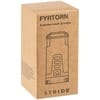 Кемпинговый фонарь Fyrtorn, серый с черным с логотипом