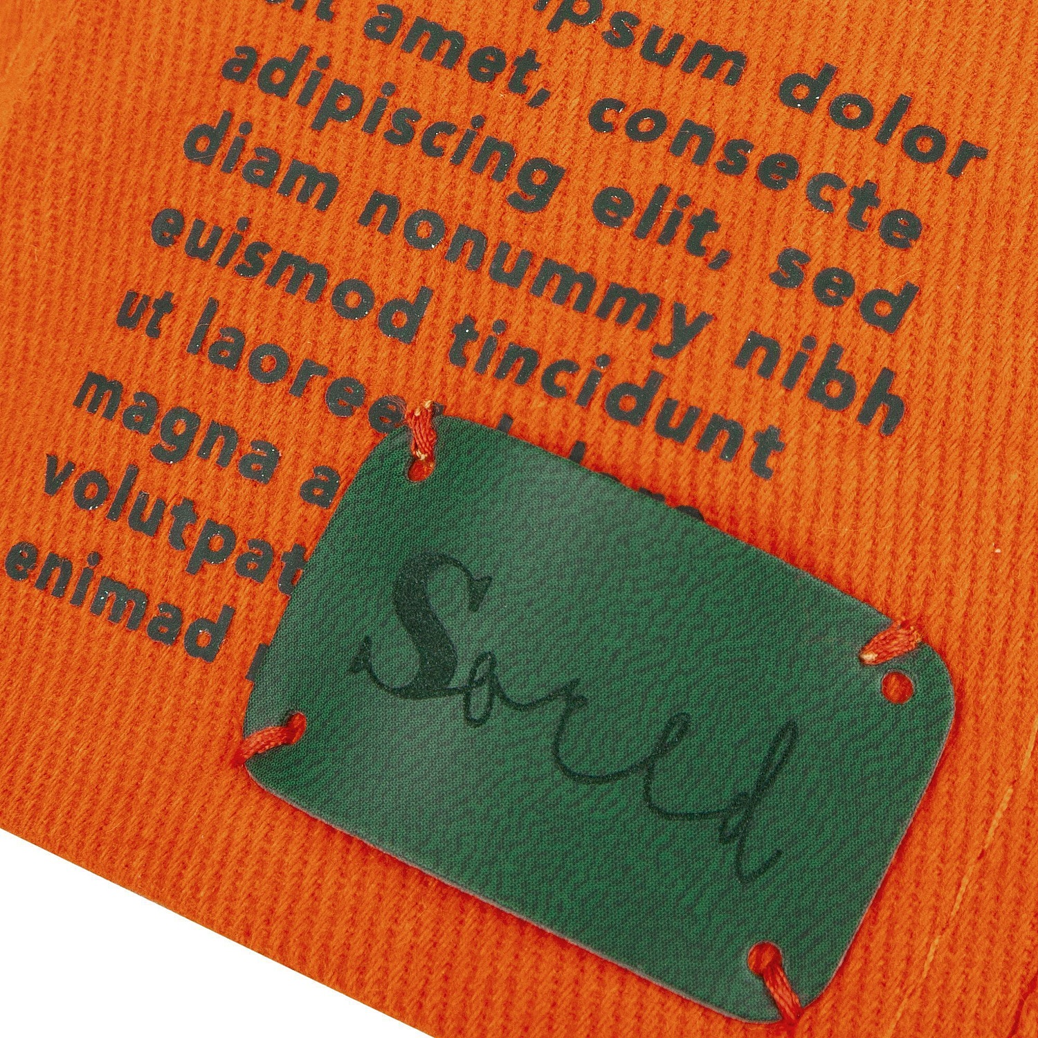 Бейсболка Standard, оранжевая с логотипом