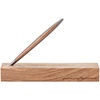Вечная ручка Cambiano Matte Black Walnut с логотипом