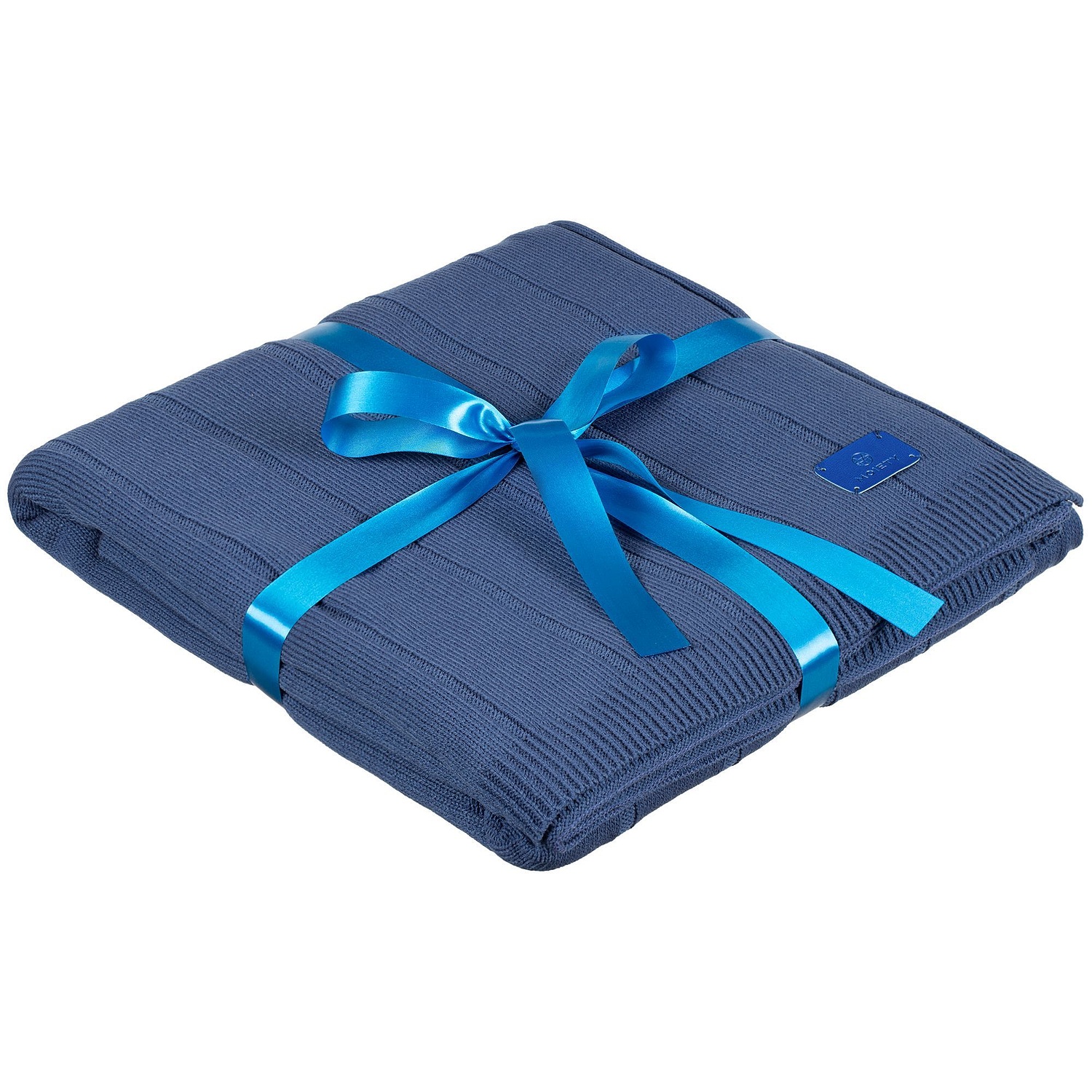 Лента сатиновая Satin 20 XXL, темно-синяя, 230 см с логотипом