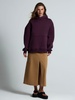 Худи Kulonga Oversize, фиолетовое с логотипом