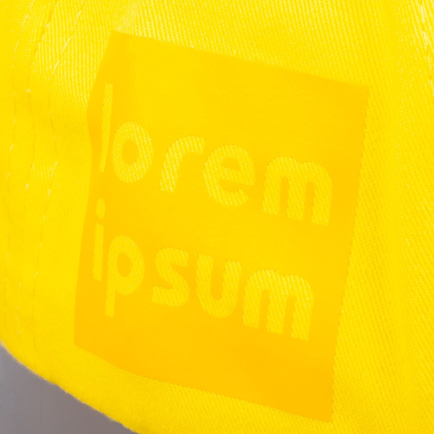 Бейсболка Convention, желтая с логотипом