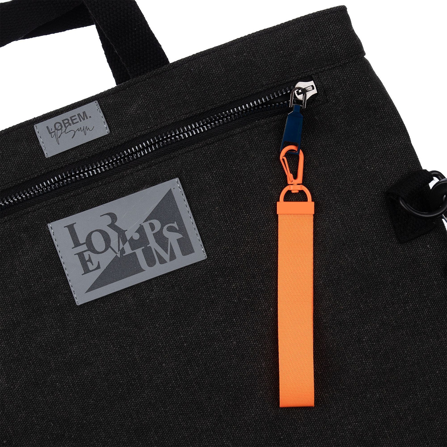 Рюкзак-шопер Casual, черный с логотипом