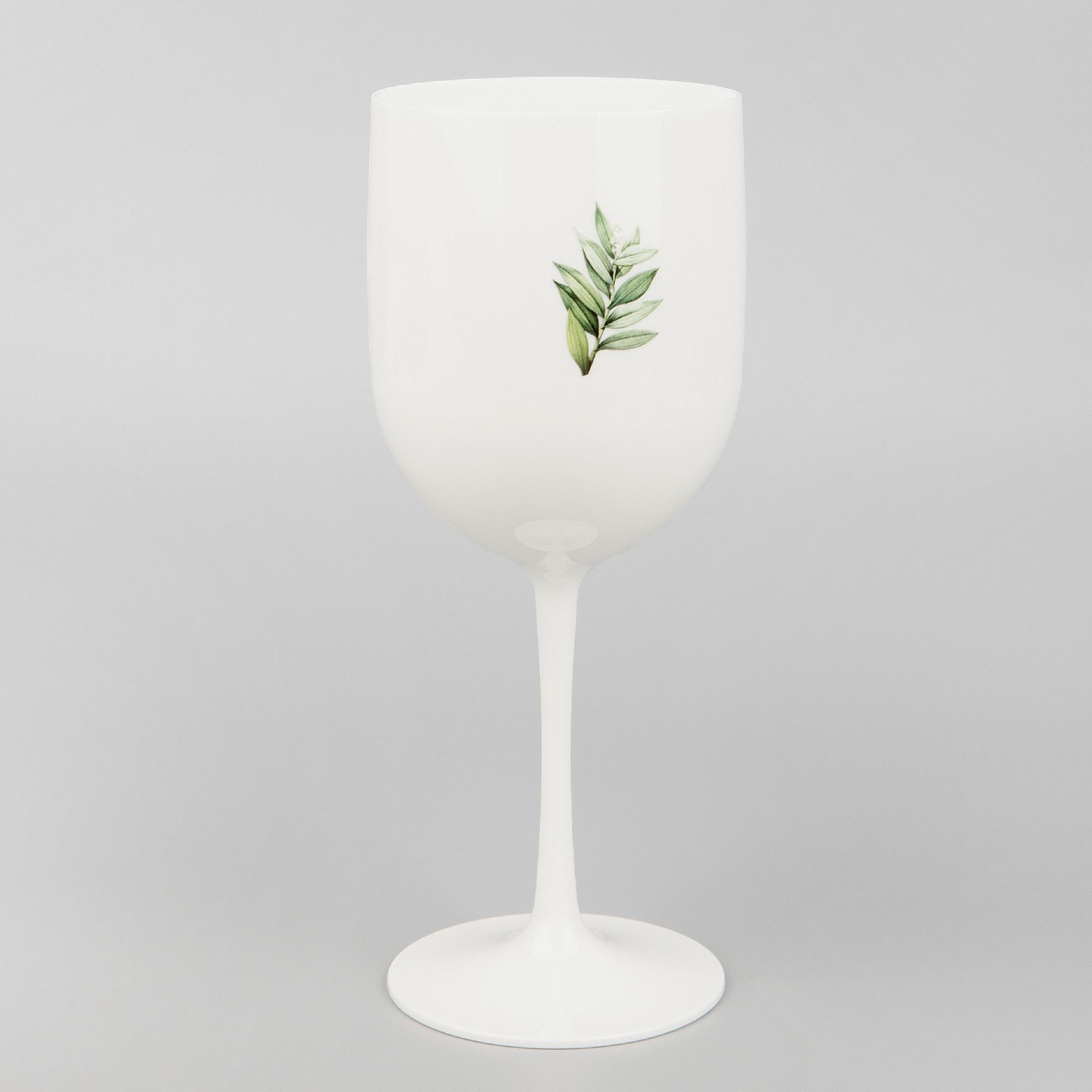 Бокал для вина Prospero, белый с логотипом