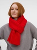 Шарф HappyGo, красный с логотипом