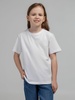 Футболка детская Regent Kids 150, белая с логотипом