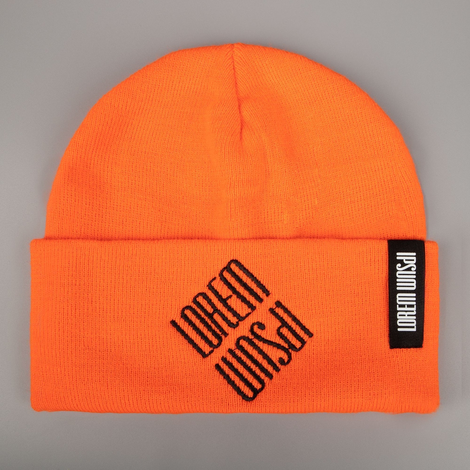 Шапка Urban Flow, оранжевая с логотипом