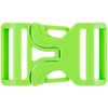 Застежка-пряжка Fibbia, зеленый неон с логотипом