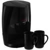 Электрическая кофеварка Vivify, черная с логотипом