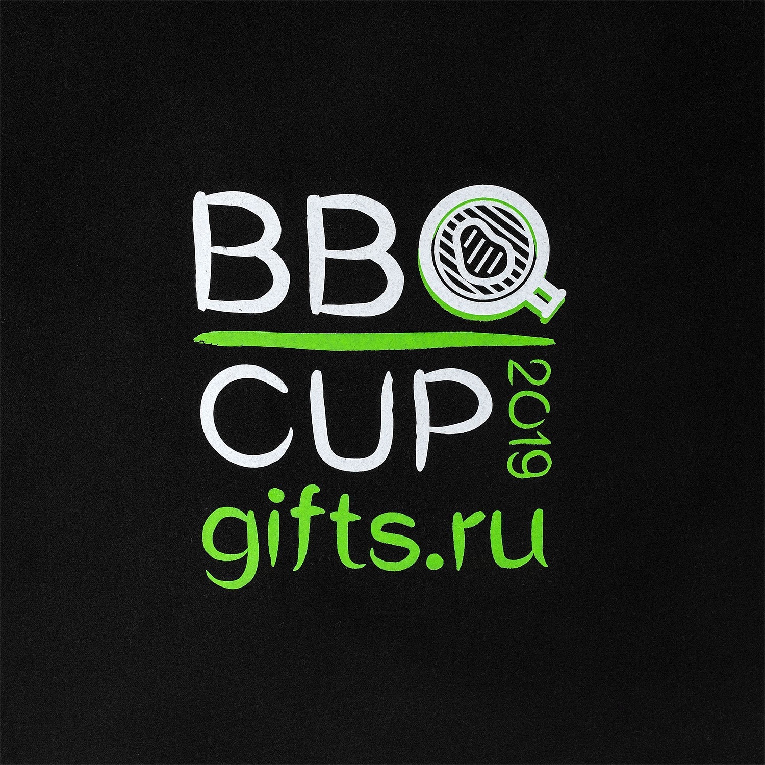 Спортивное полотенце Atoll Medium, черное с логотипом