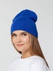 Шапка Tube Top, синяя (василек) с логотипом