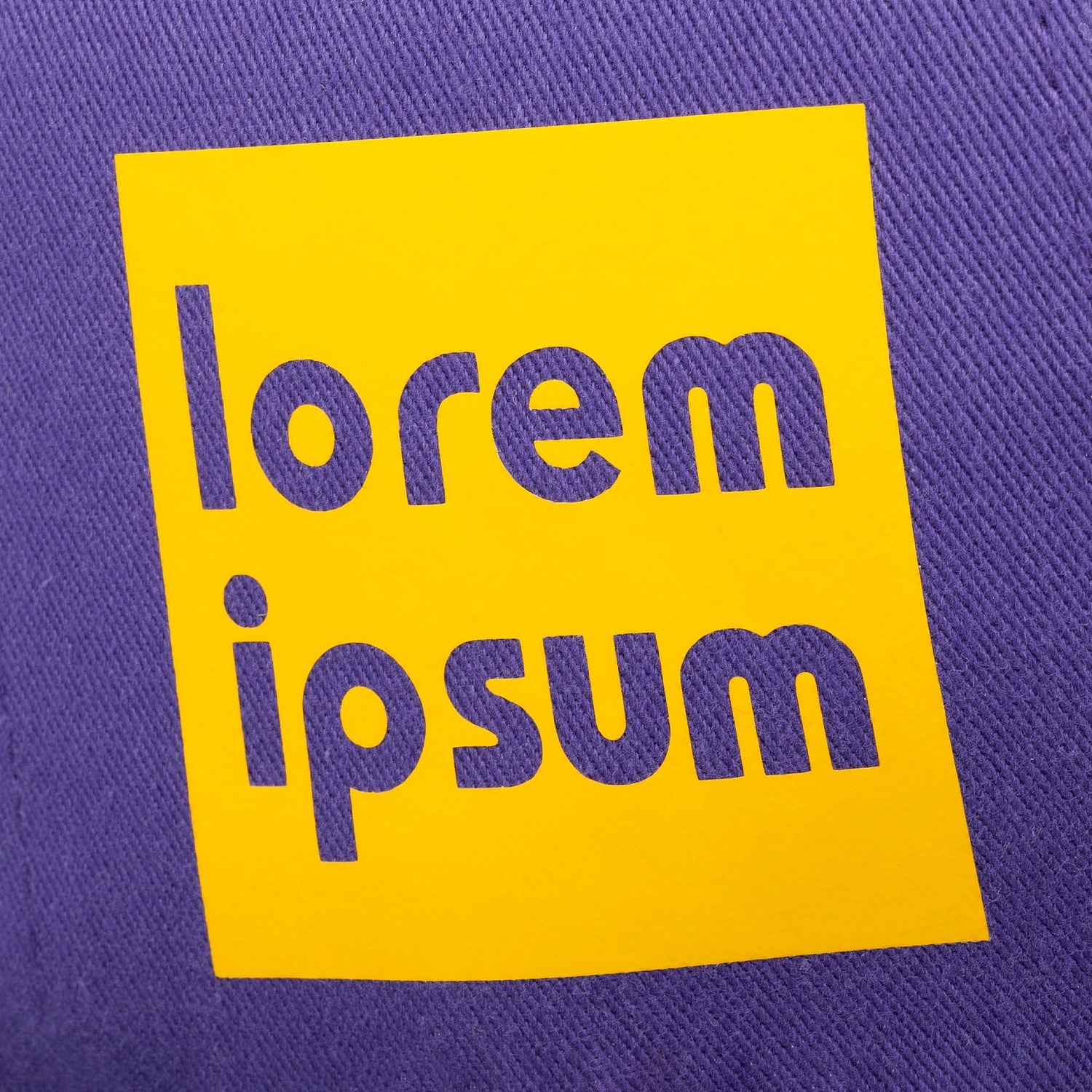 Бейсболка Canopy, фиолетовая с белым кантом с логотипом