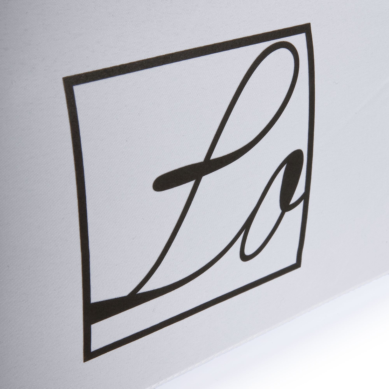 Зонт-трость Standard, белый с серебристым внутри с логотипом