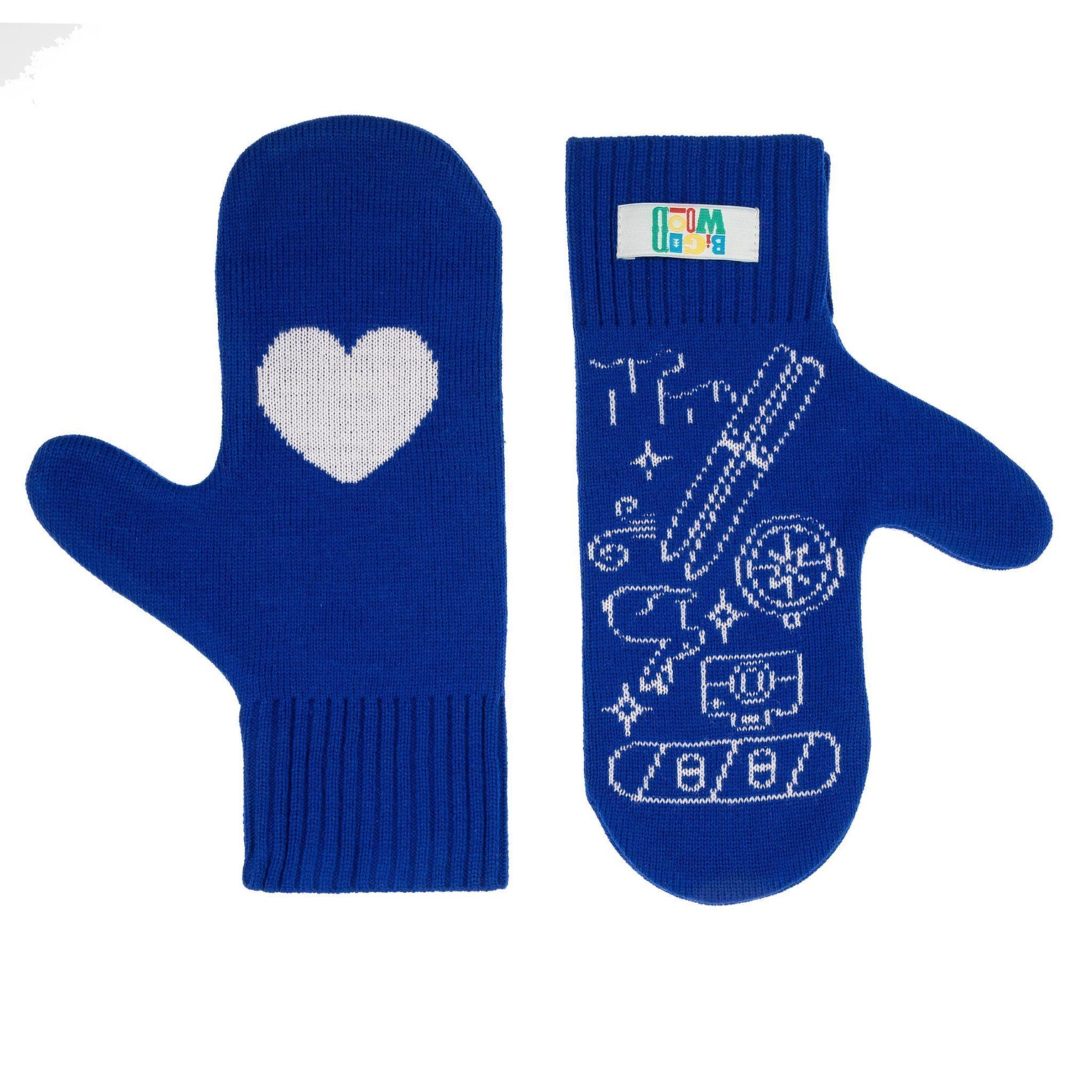 Варежки на заказ Mani, акрил с логотипом