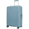 Чемодан Forza M, голубой с логотипом