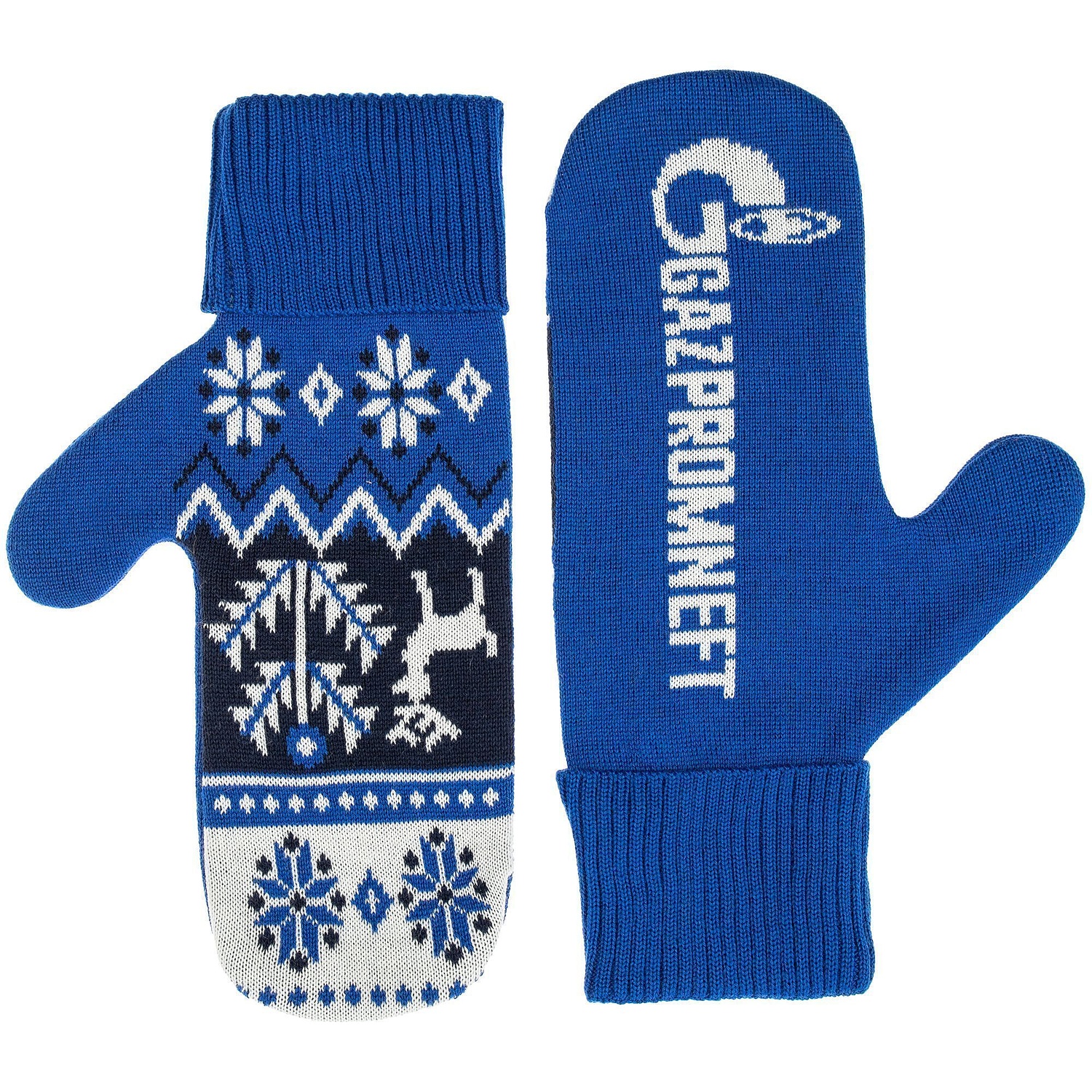 Варежки на заказ Mani, полушерсть с логотипом