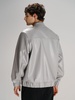 Бомбер из искусственной кожи Univer, серый, размер M/L