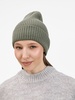 Шапка Catch Match без помпона, зеленая (полынь)