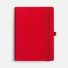 Ежедневник Peel Flex, недатированный, красный с логотипом