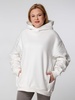 Худи Kulonga One Size, молочно-белое с логотипом