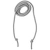 Круглый шнур Lasso L, серый, 130 см с логотипом
