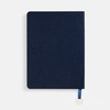 Ежедневник Lafite, недатированный, темно-синий с логотипом