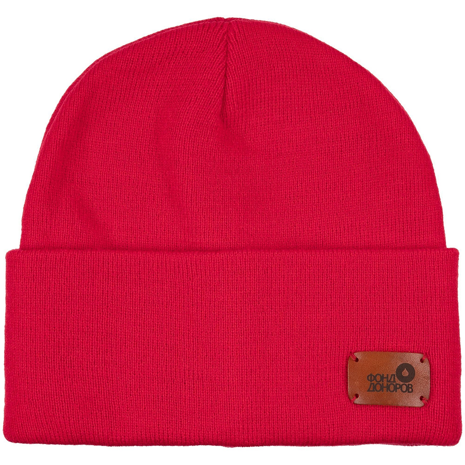 Шапка Urban Flow, красная с логотипом