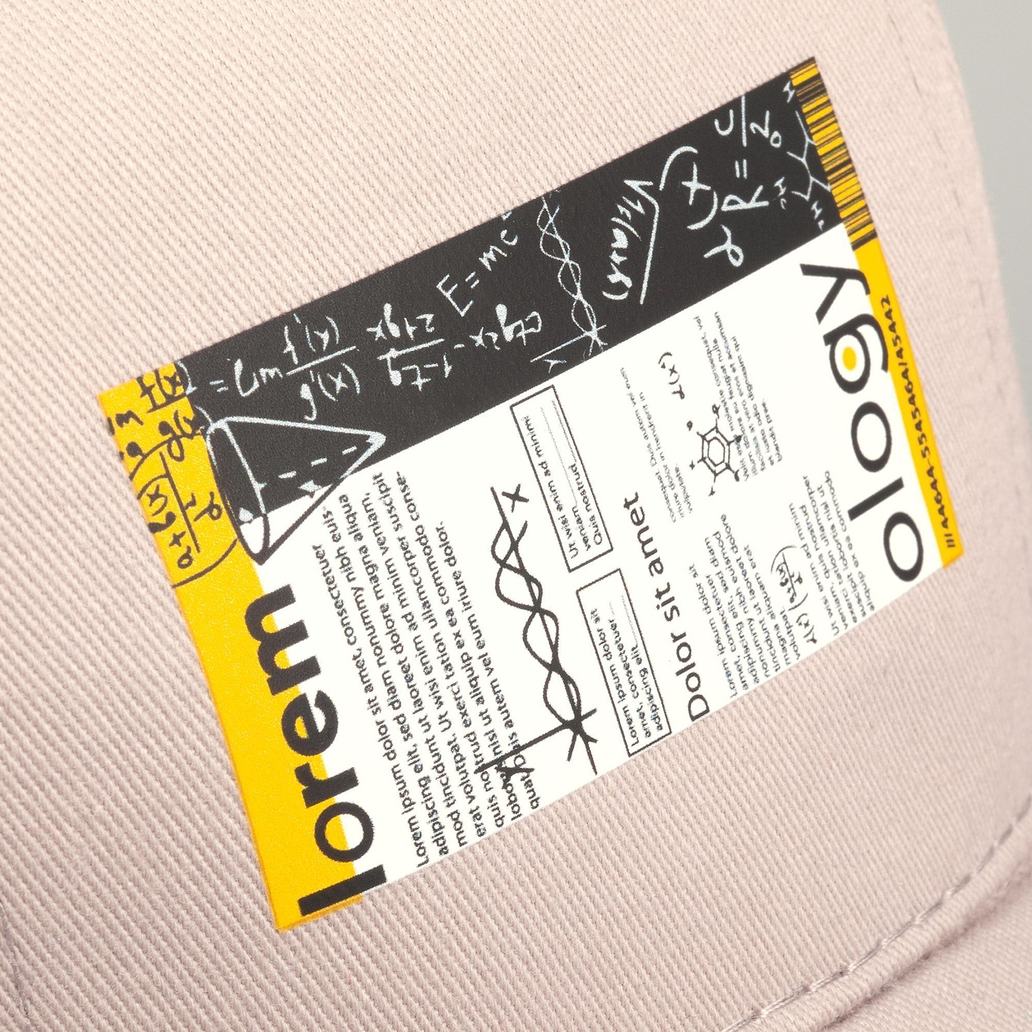 Бейсболка Canopy, серая с черным кантом