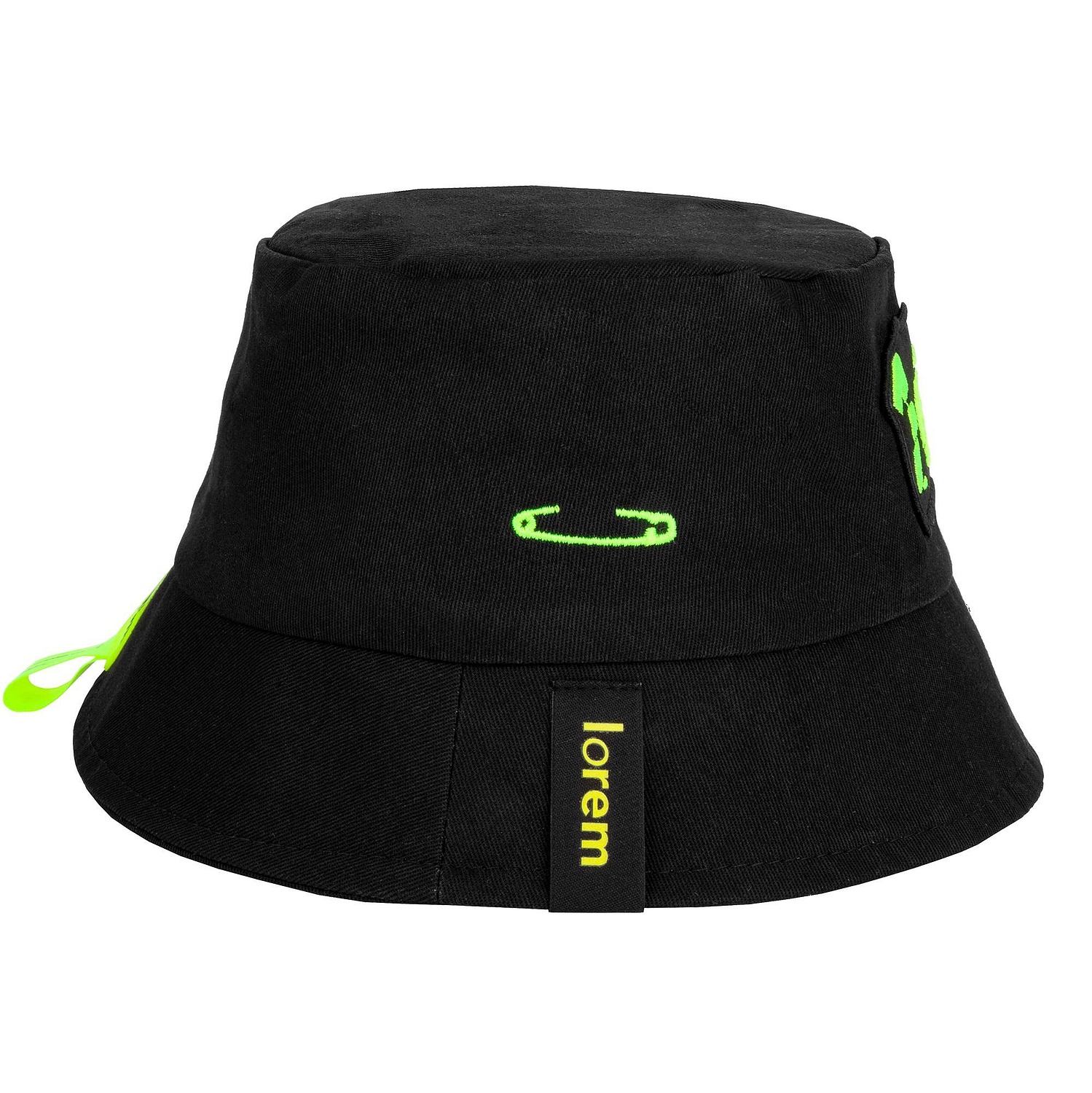 Панама Vento, черная с логотипом