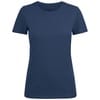 Футболка женская Ladies American U, синяя с логотипом