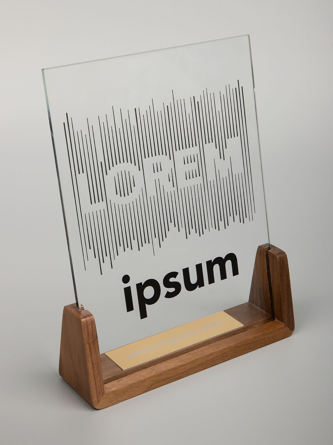 Стела Shortlist с логотипом