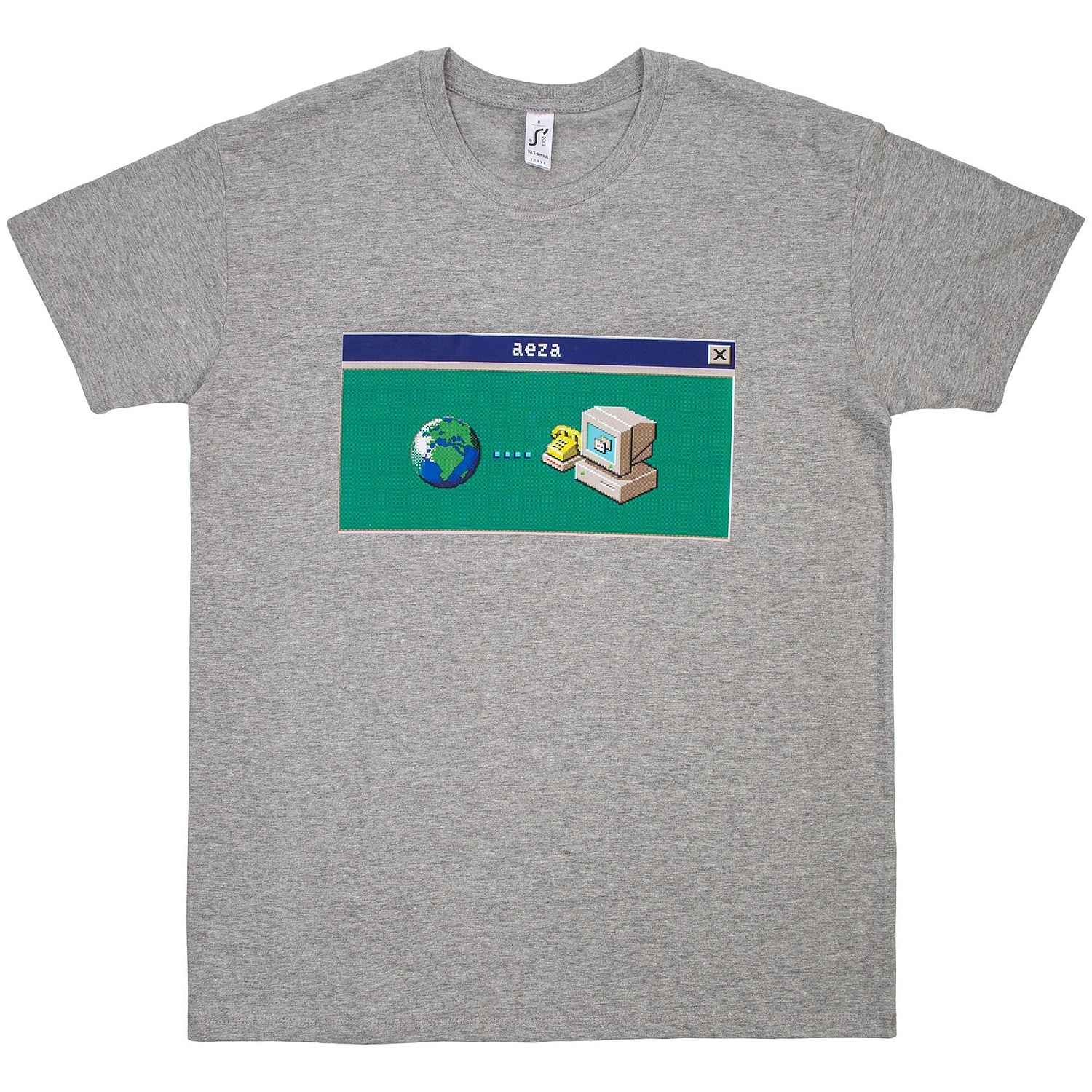 Футболка Imperial 190, стальная с логотипом